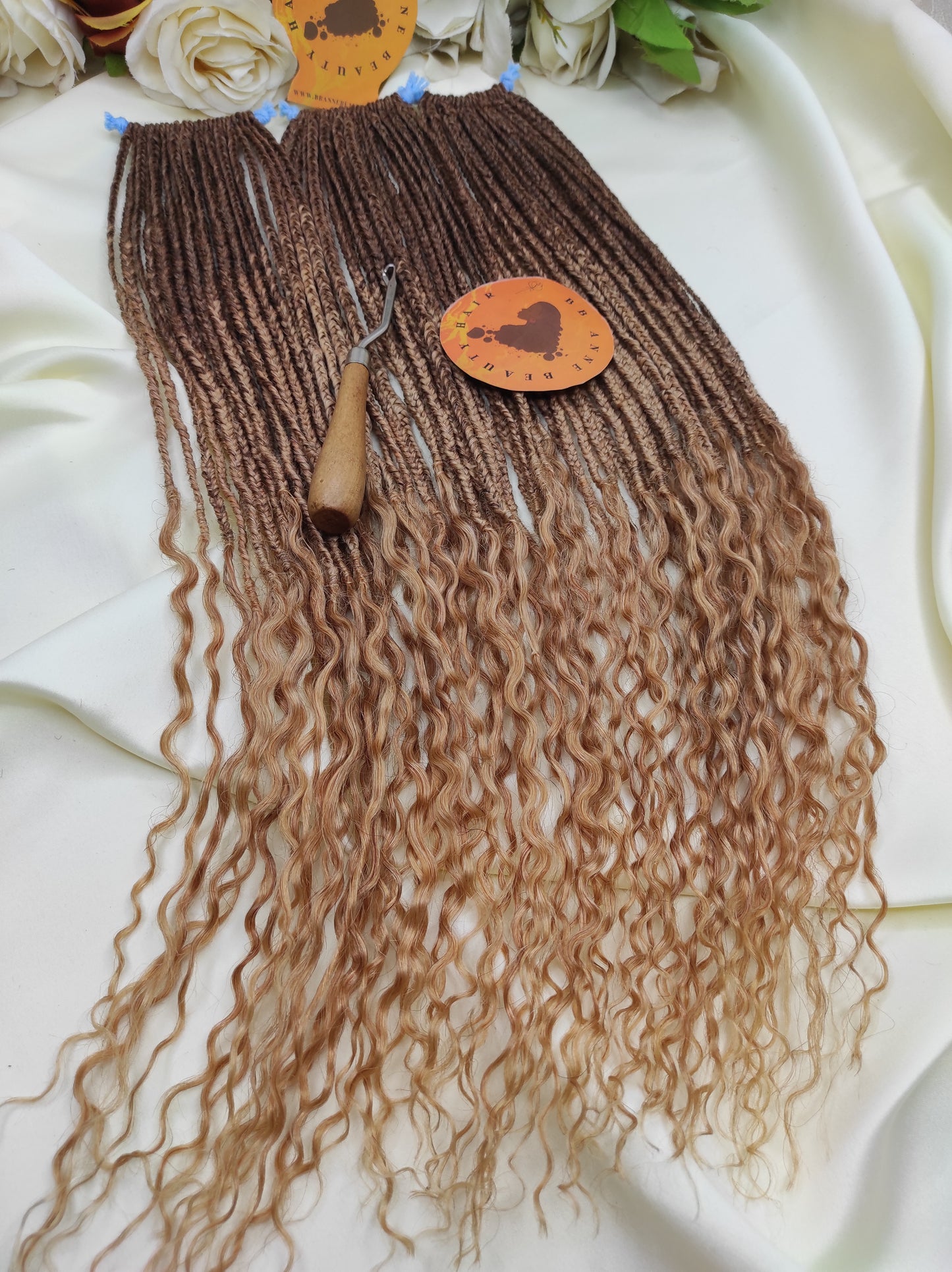 CURLY KINKY 4C MICROBRAIDS || 100% Human hair Crochet