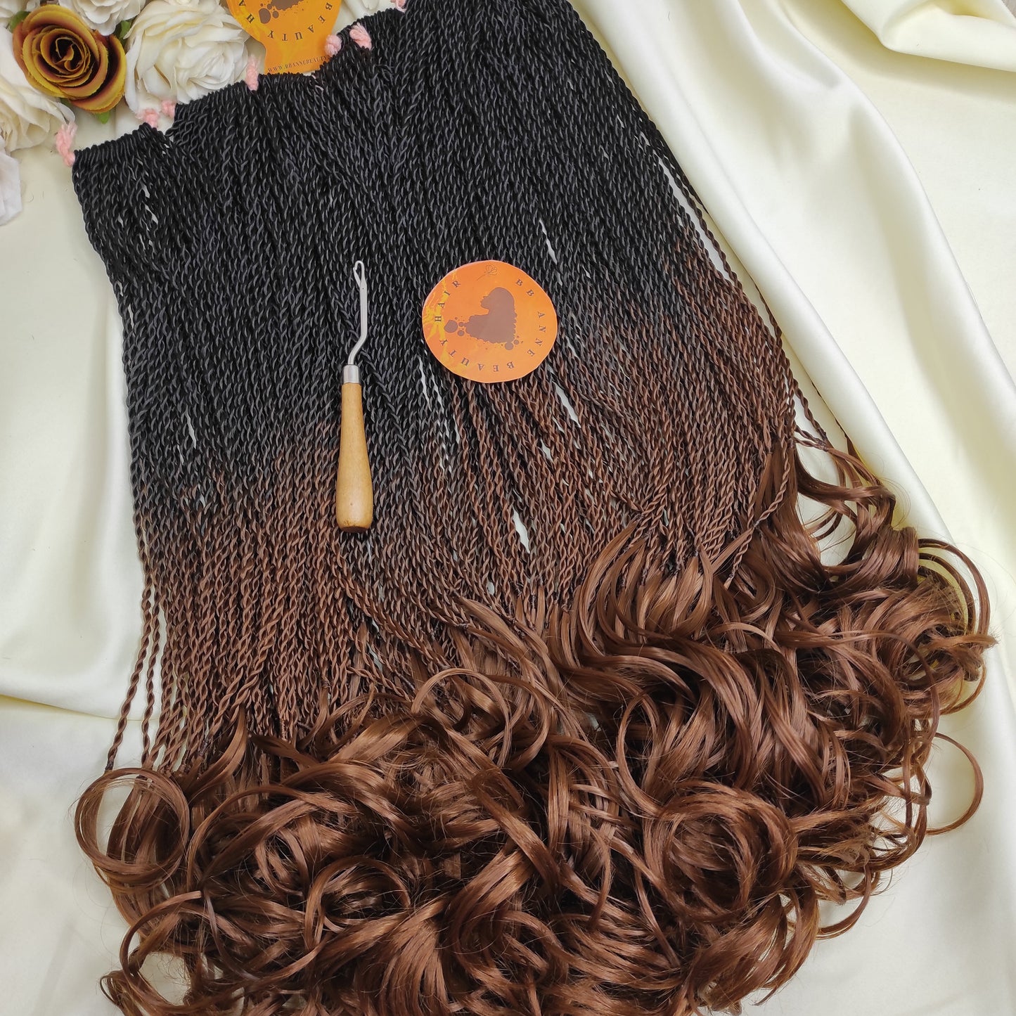 FRENCH CURL TWISTS || Silky Crochet Twists