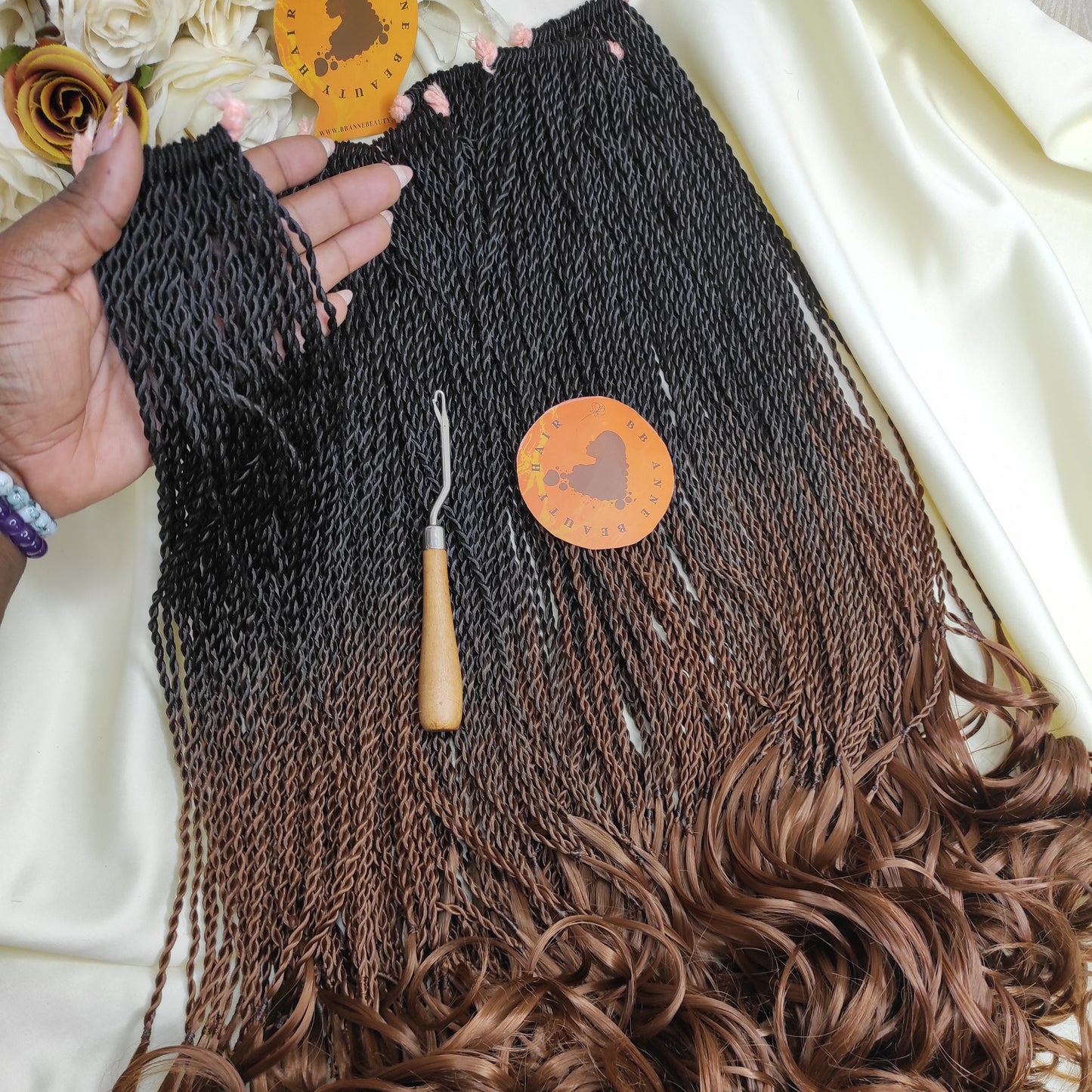 FRENCH CURL TWISTS || Silky Crochet Twists