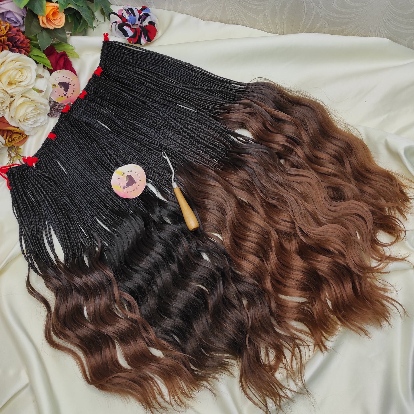 MERMAID CROCHET BRAIDS With Body wave Curls || Synthetic Fiber