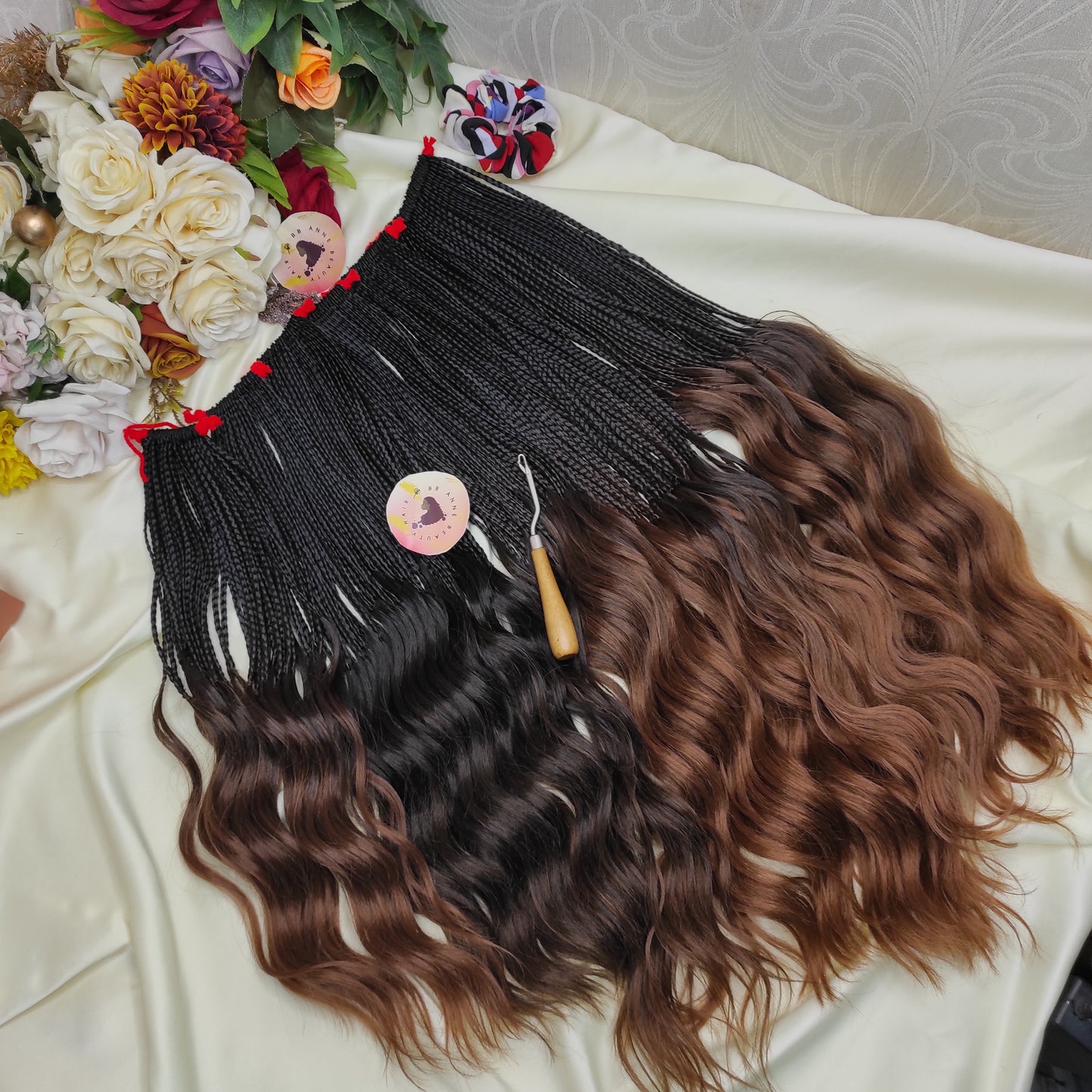 MERMAID CROCHET BRAIDS With Body wave Curls || Synthetic Fiber