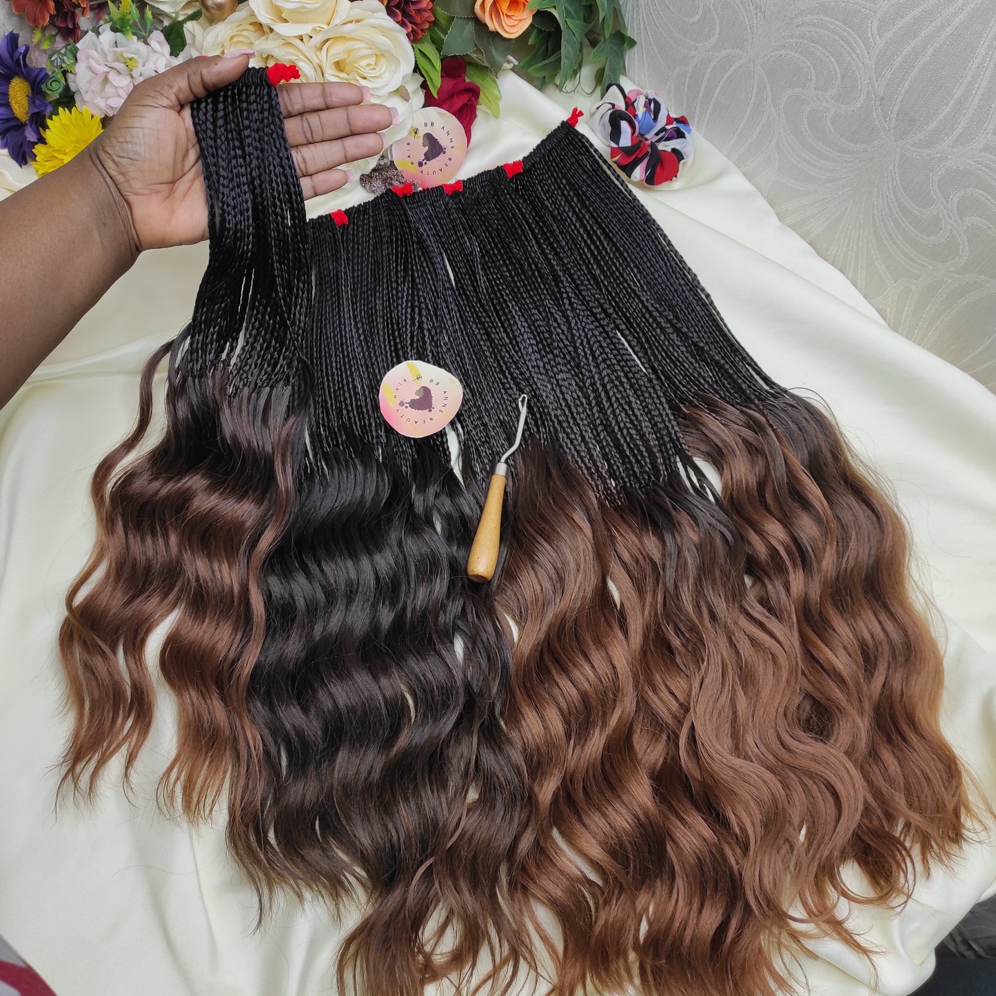 MERMAID CROCHET BRAIDS With Body wave Curls || Synthetic Fiber