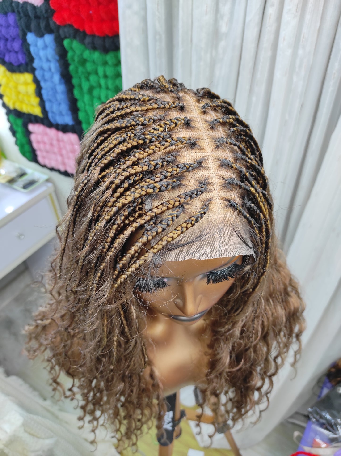 DEUSA BOHO BORA BORA ULTRA COMPLETA | CACHOS DE CABELO HUMANO | Peruca de renda completa