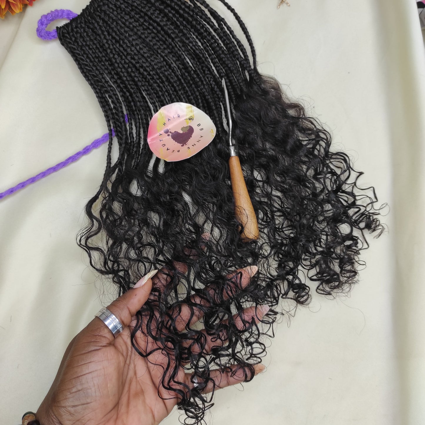 2X BOHO-GODDESS COMBO MIX BRAIDS FOR FULL HEAD || 100% HUMAN BURMESE CURLS || Crochet Braids
