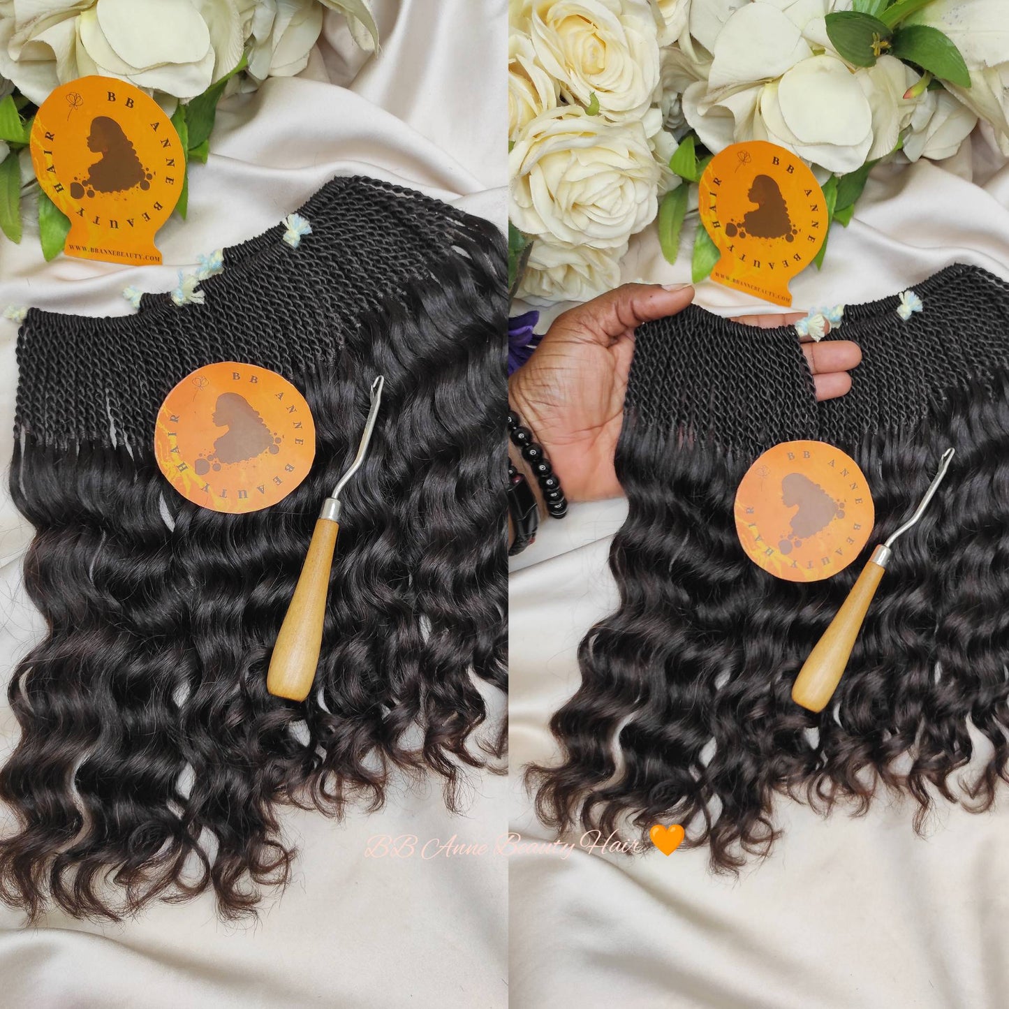 Tranças de crochê BERYL 100% cabelo humano || Cachos DEEP WAVE