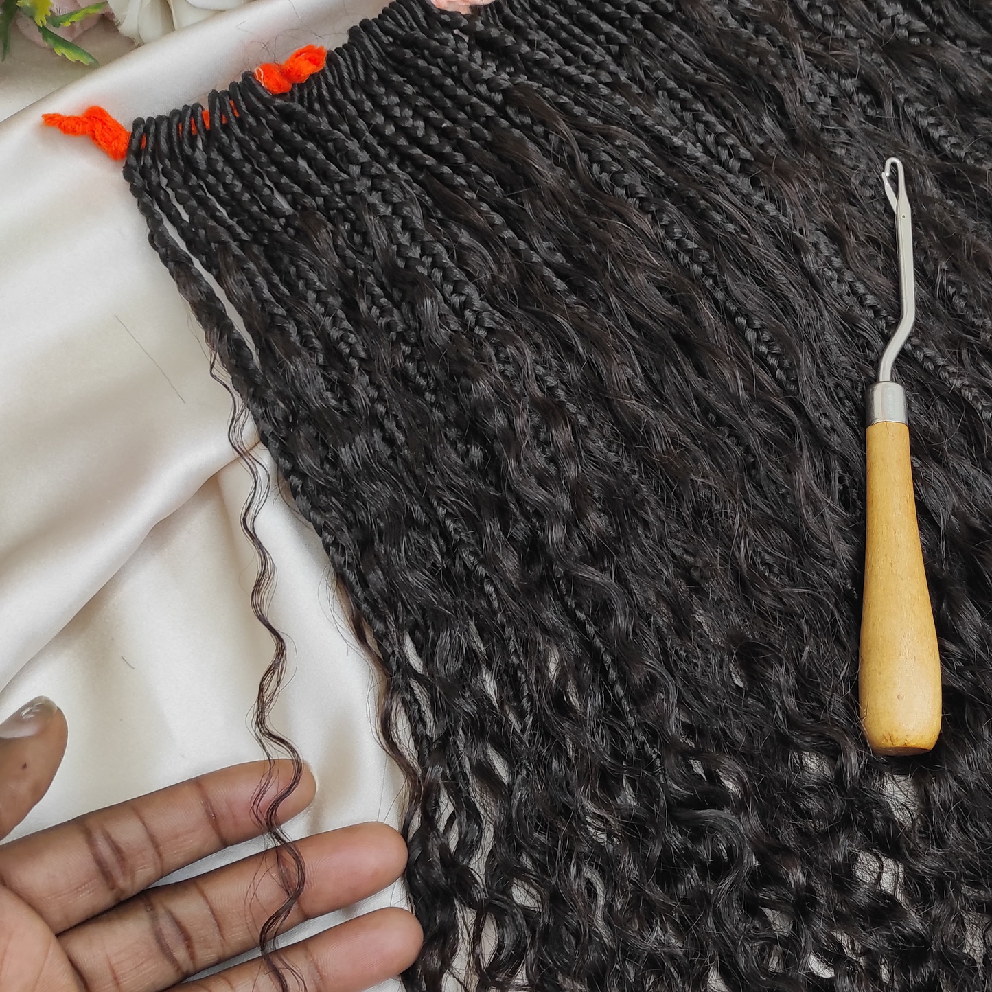 Tresses BOHO-GODDESS || Boucles en cheveux naturels || Tresses au crochet