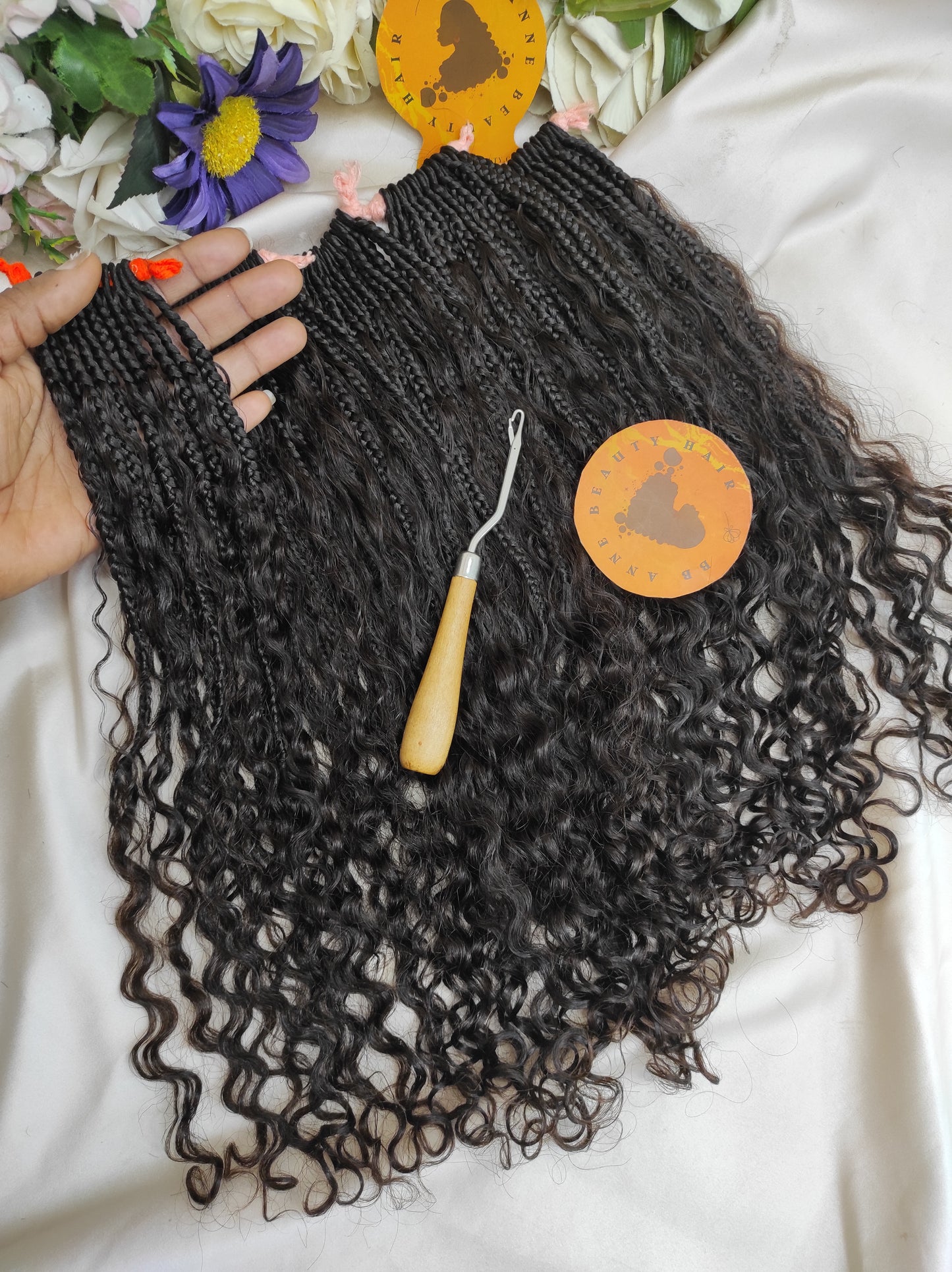 BOHO-GODDESS Braids 1X || LIGHT VOLUME || Human Hair Curls || Crochet Braids