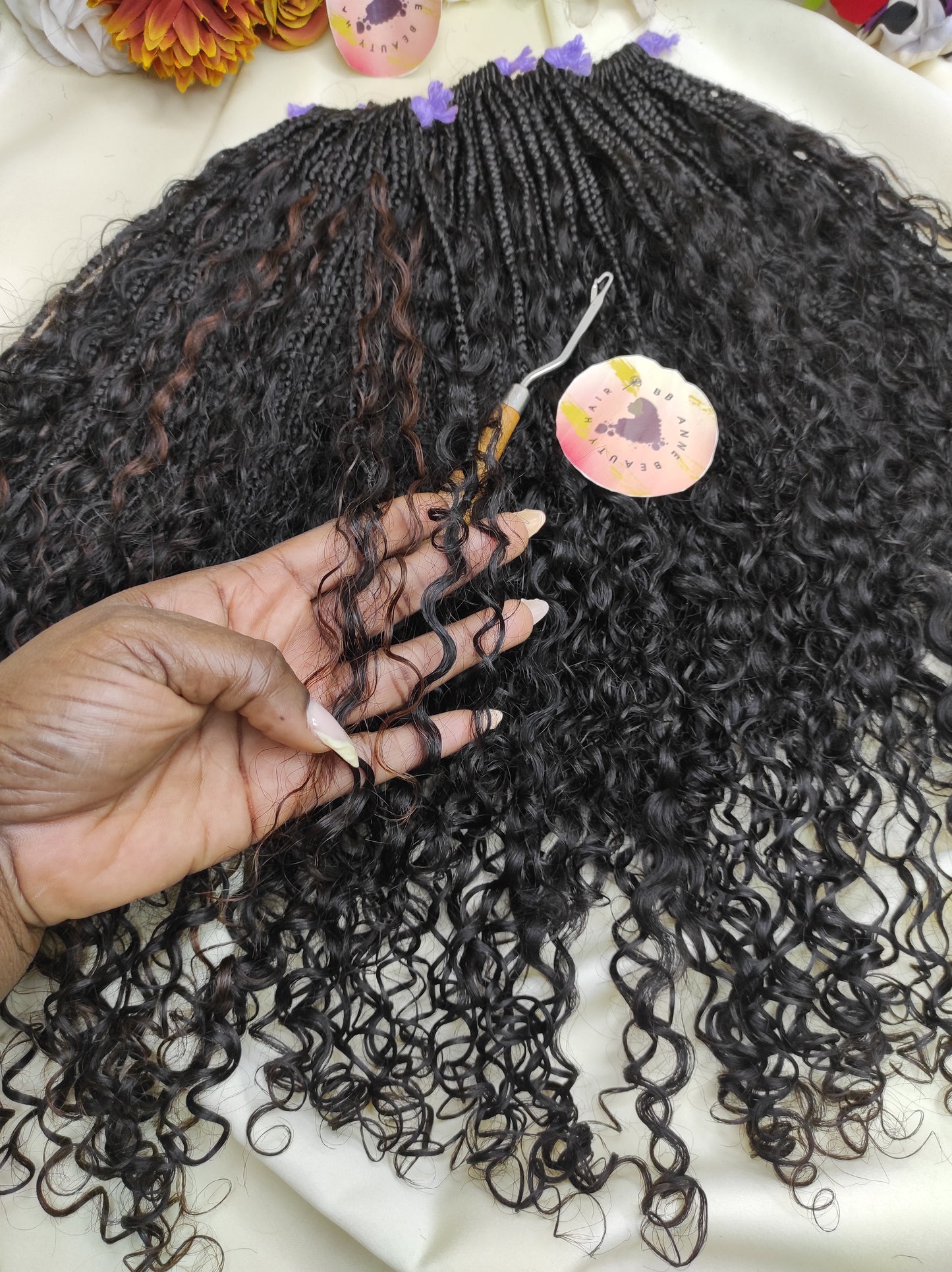 2X BOHO-GODDESS Braids || Full Volume Human Hair BURMESE Curls || Crochet Braids