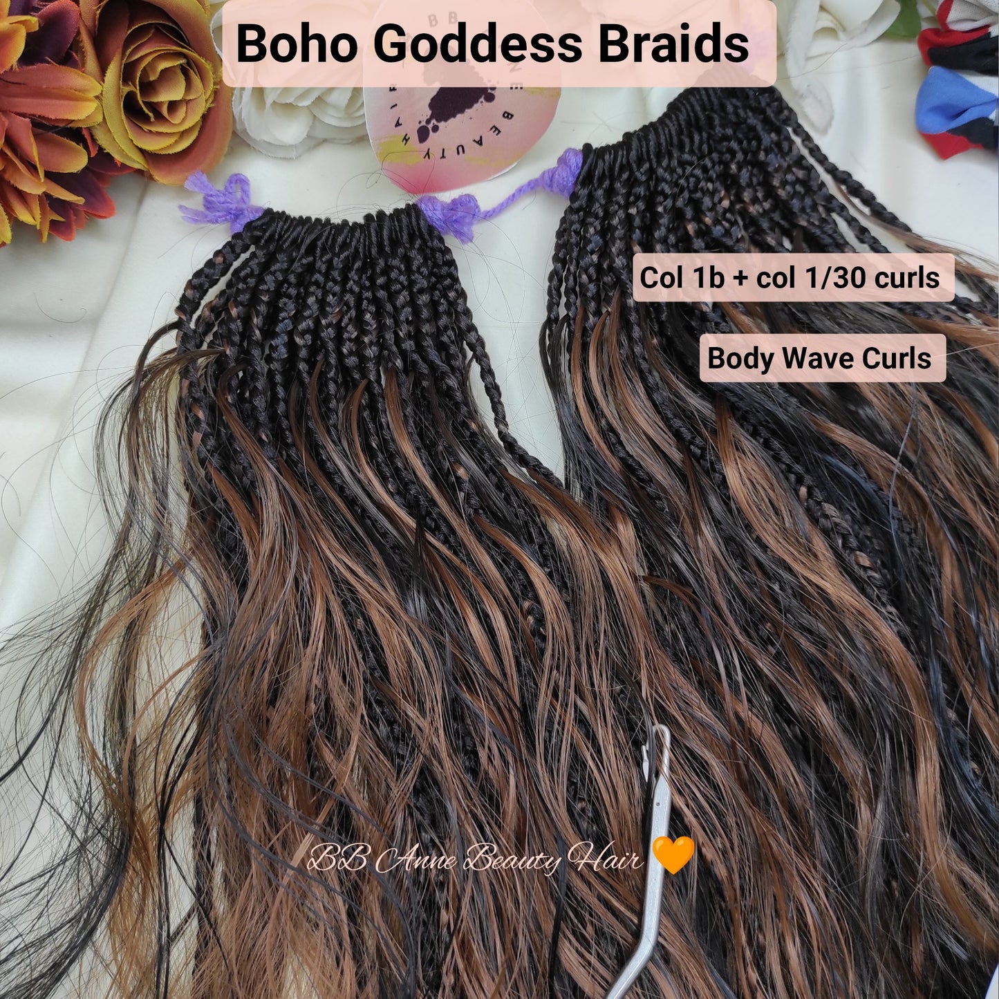 BOHO CIGANA BOHEMIANO || Cachos SINTÉTICOS || Tranças de Crochê