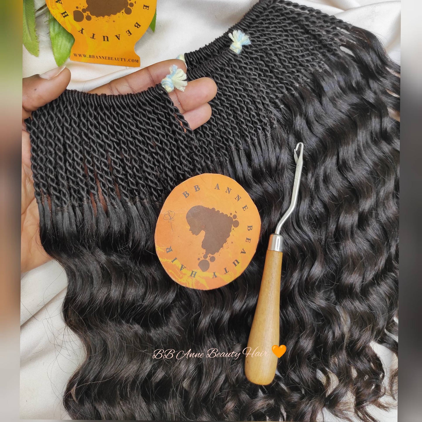 Tranças de crochê BERYL 100% cabelo humano || Cachos DEEP WAVE
