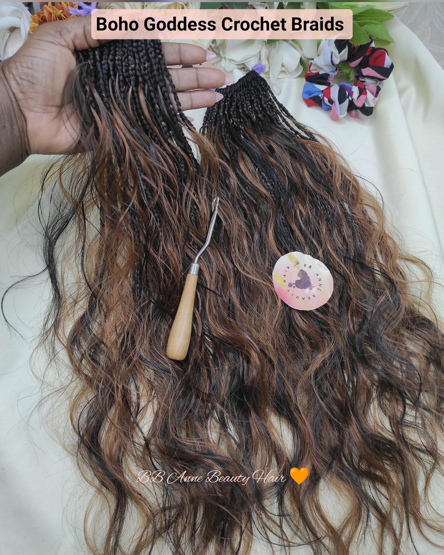 BOHO CIGANA BOHEMIANO || Cachos SINTÉTICOS || Tranças de Crochê