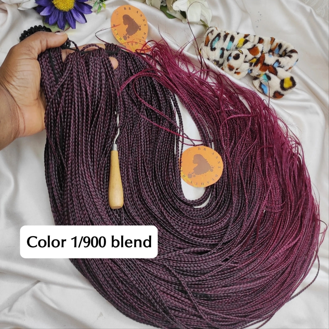 BONE STRAIGHT MICROBRAIDS || Crochet Braids