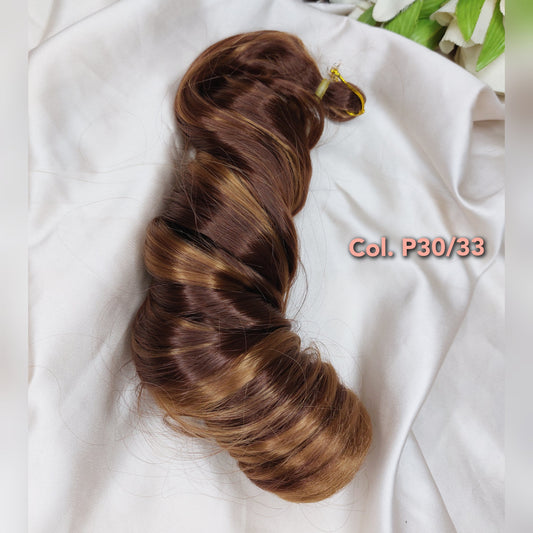 SILKY CURLY || Unbraided || Braiding hair (French curl)