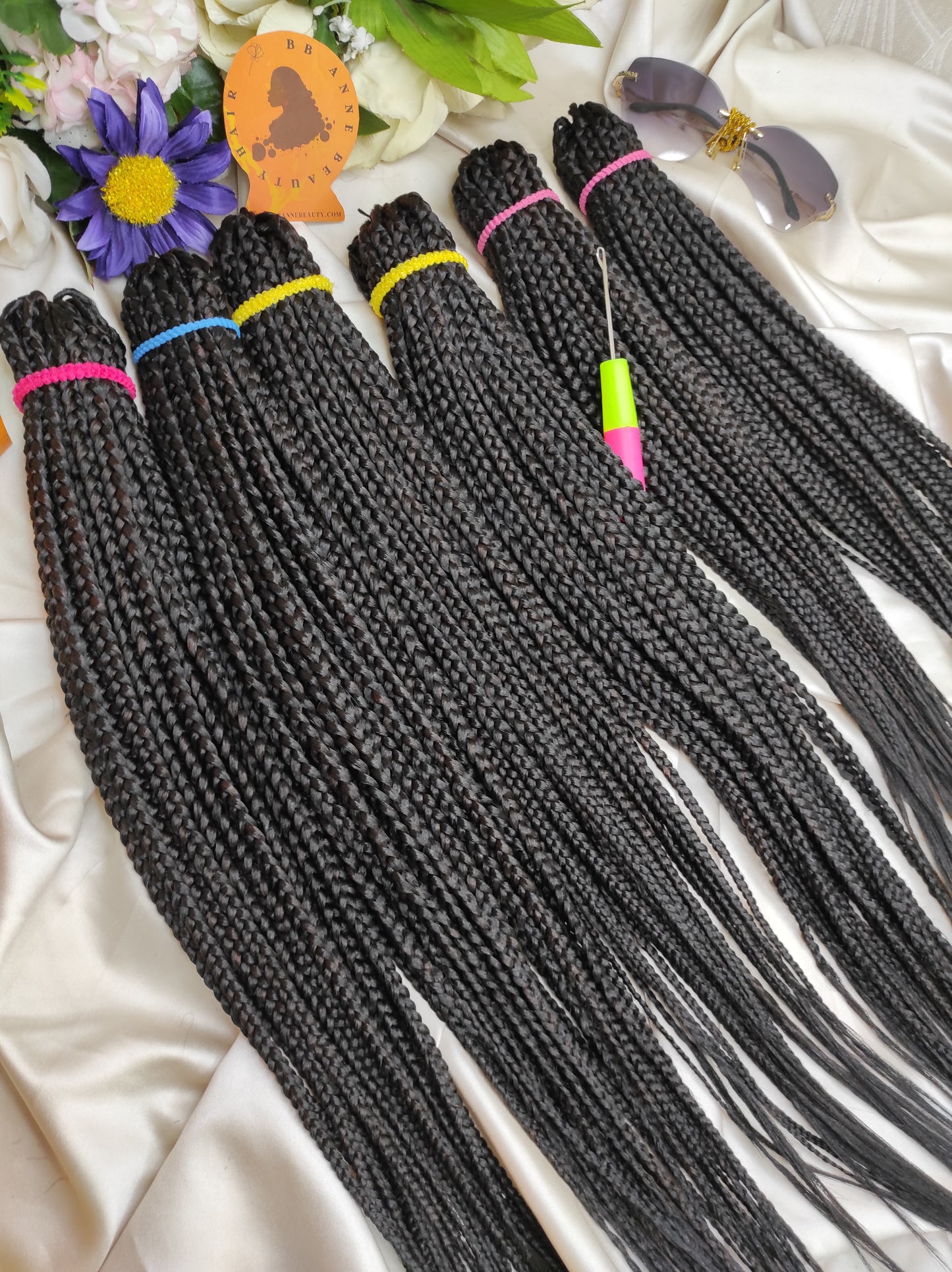 BOX BRAIDS || MEDIUM Sized || Crochet Braids