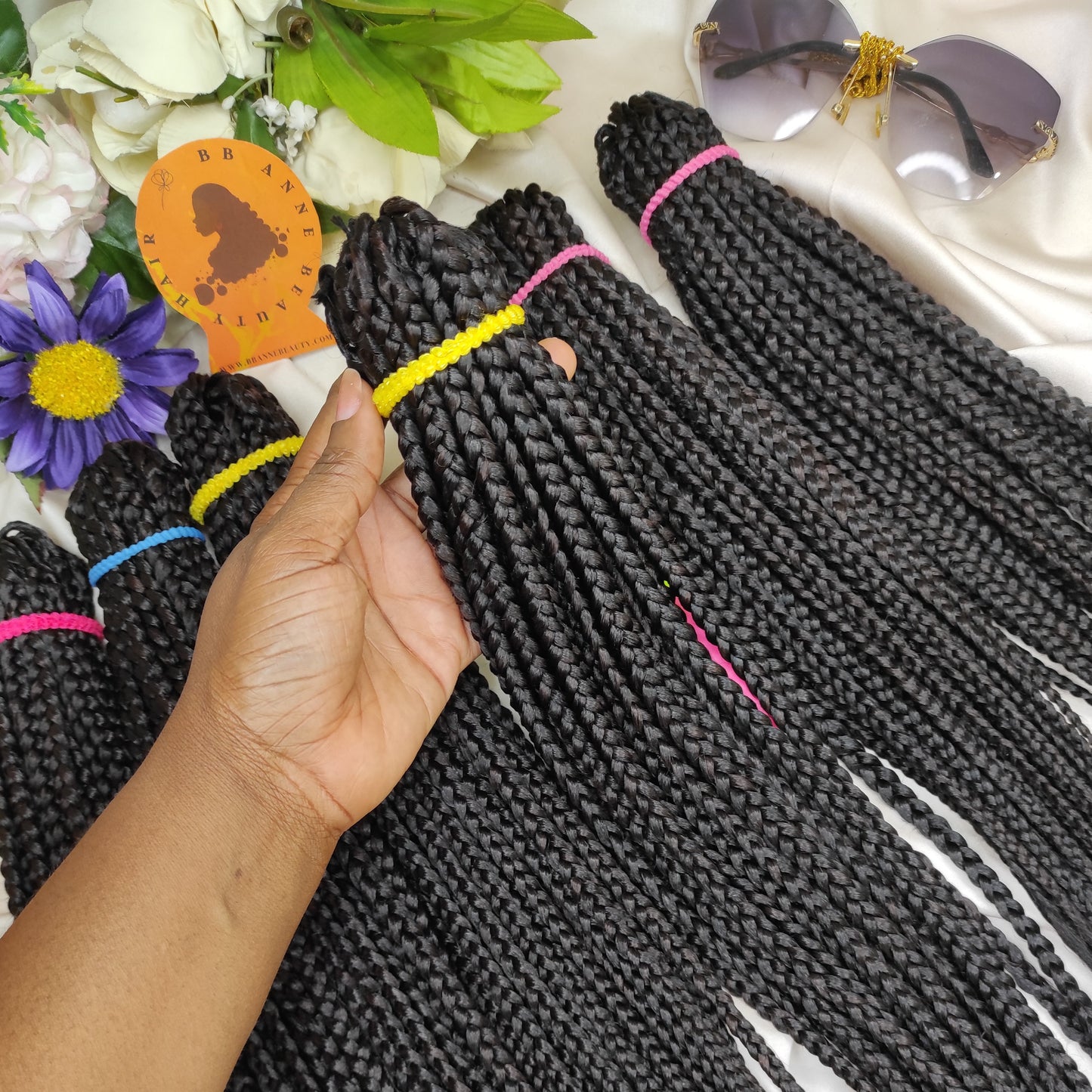 BOX BRAIDS || MEDIUM Sized || Crochet Braids