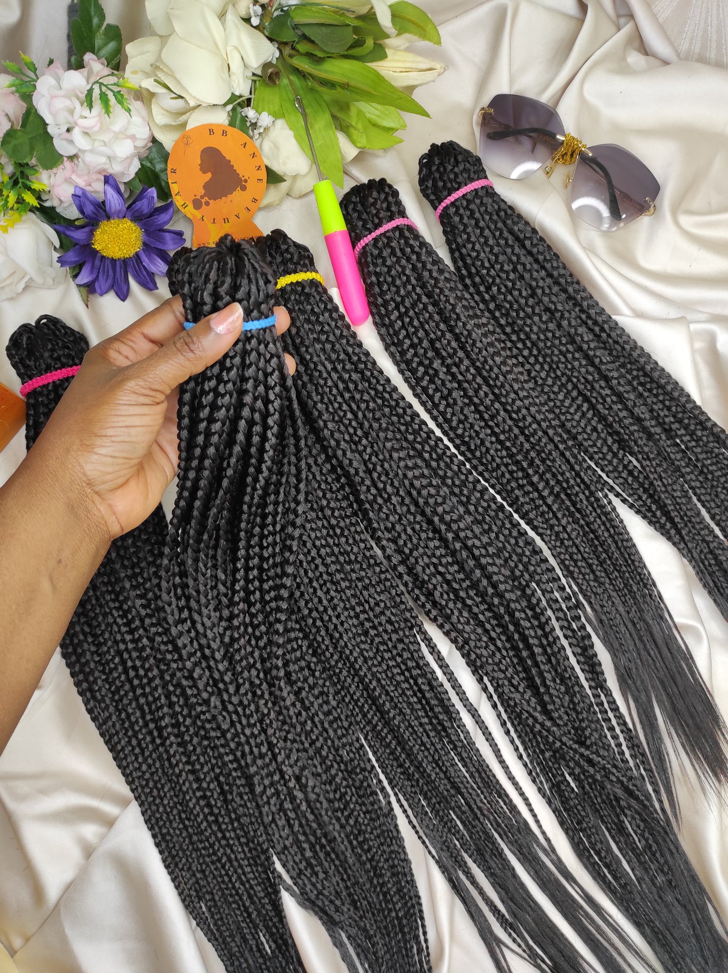 BOX BRAIDS || MEDIUM Sized || Crochet Braids